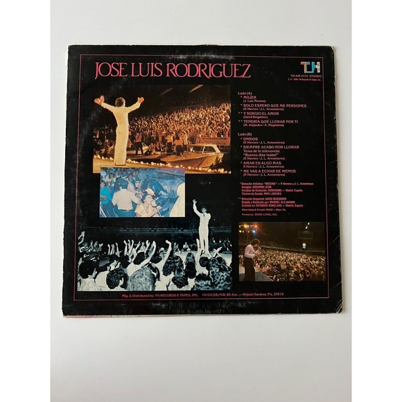 Jose Luis Rodriguez Mujer LP TH Top Hits Records 1981 TH-AM 2151 VG - Picture 2 of 7